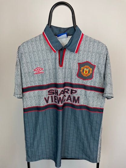 Manchester United 95/96 udebanetrøje - M