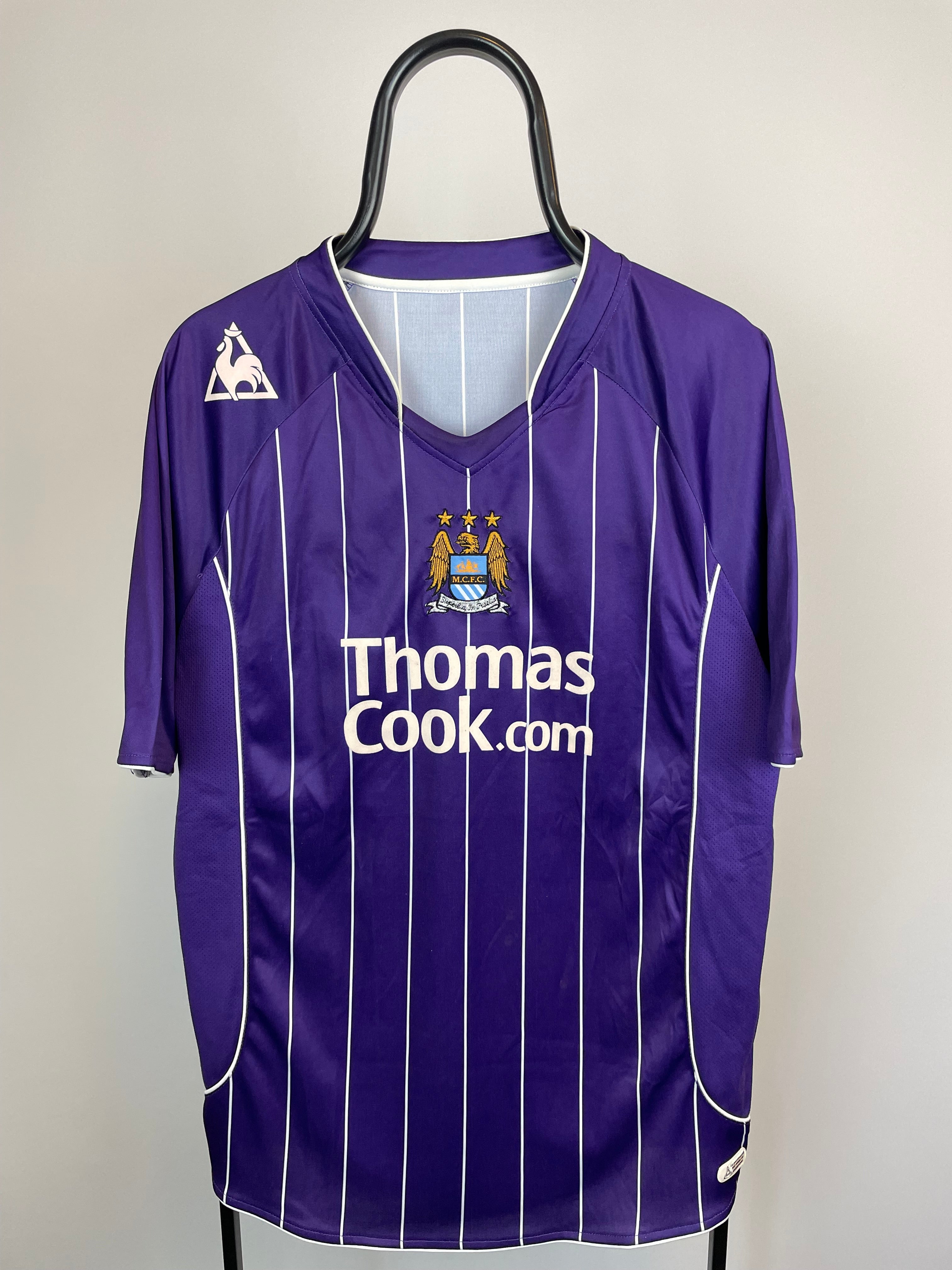 Manchester City 07/08 udebanetrøje - XL