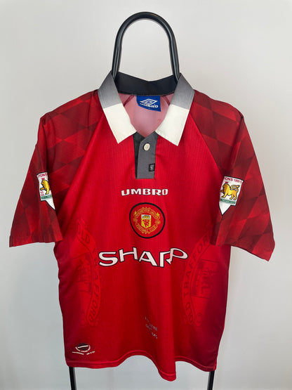 David Beckham Manchester United 96/97 hjemmebanetrøje - L