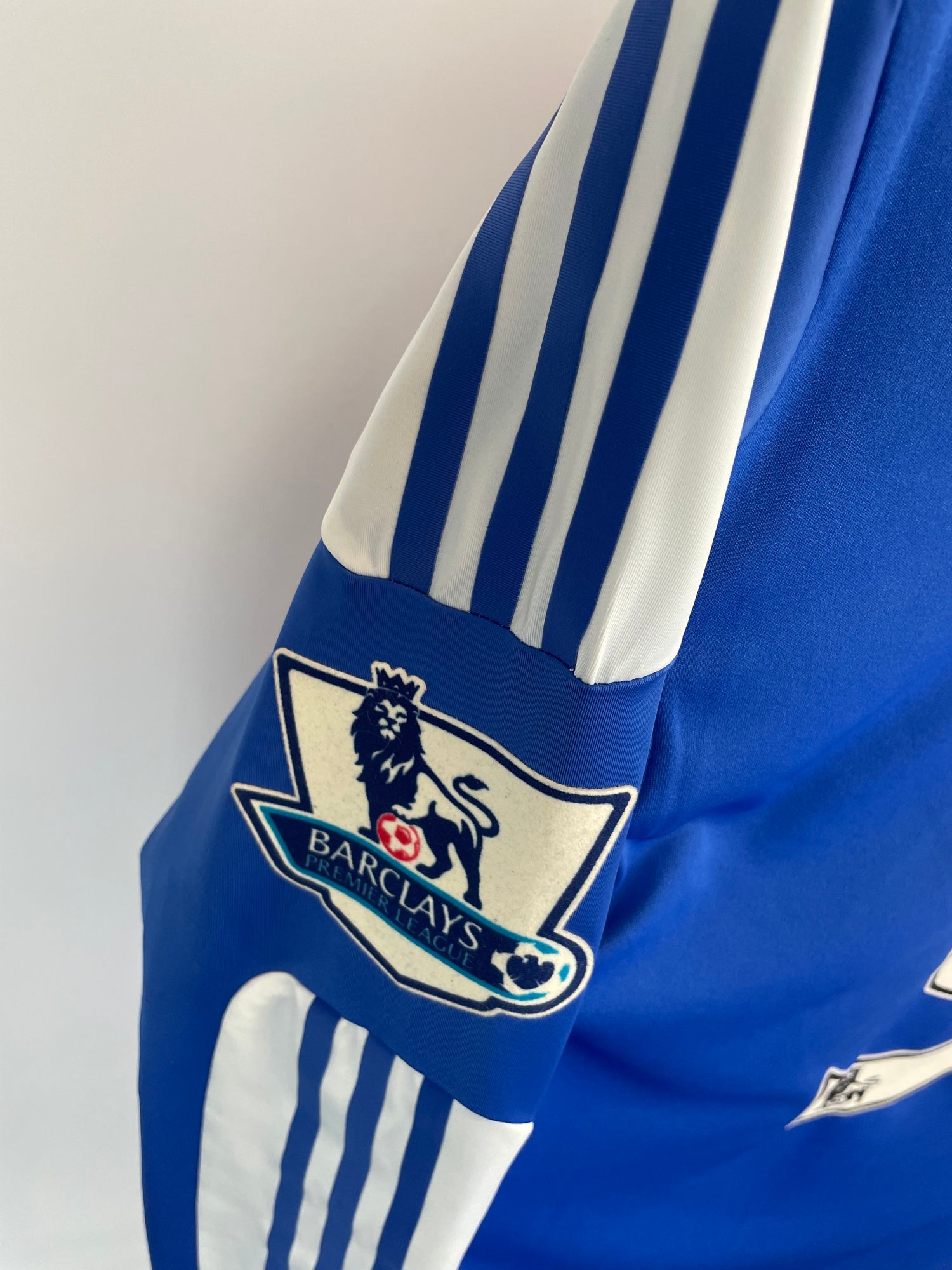 Fernando Torres Chelsea 11/12 SIGNERET Matchissue langærmet hjemmebanetrøje - L