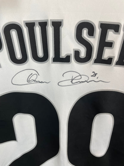 Christian Poulsen FCK 13/14 SIGNERET hjemmebanetrøje - M
