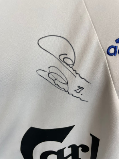 Christian Poulsen FCK 13/14 SIGNERET hjemmebanetrøje - M