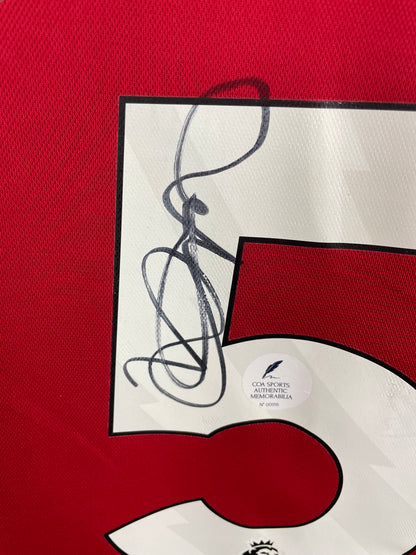 Harry Maguire Manchester United 23/24 SIGNERET hjemmebanetrøje - M