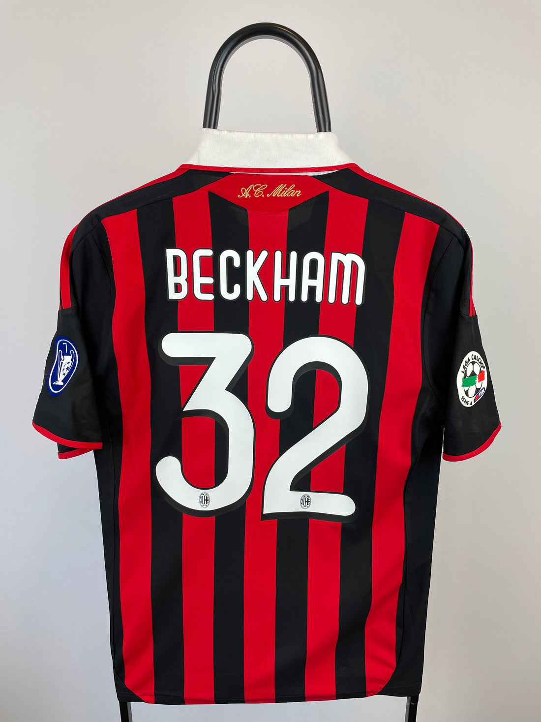 David Beckham AC Milan 09/10 hjemmebanetrøje - S