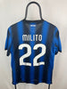 Diego Milito Inter Milan 11/12 VAPOR hjemmebanetrøje - M