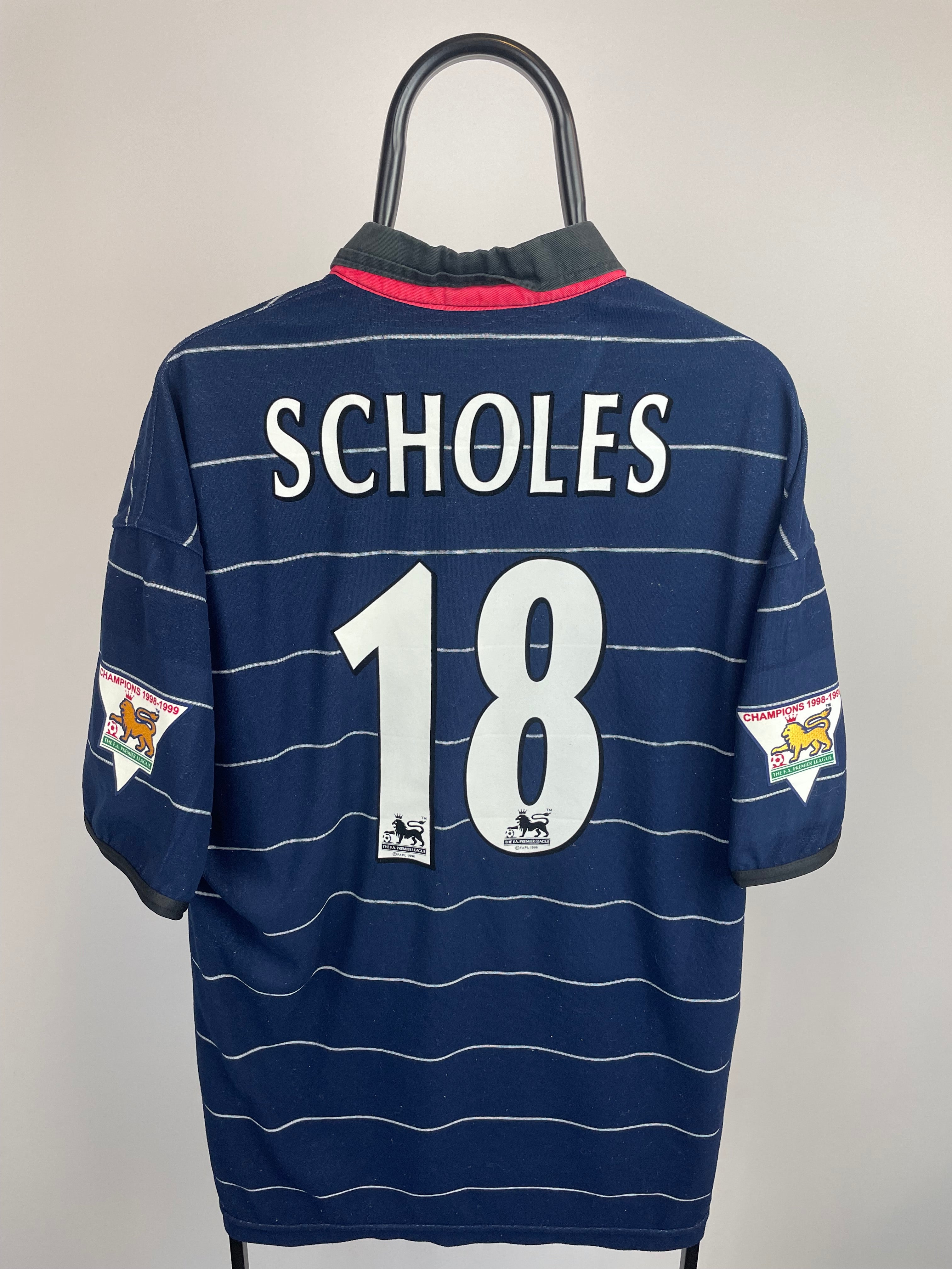 Paul Scholes Manchester United 99/00 udebanetrøje - XL