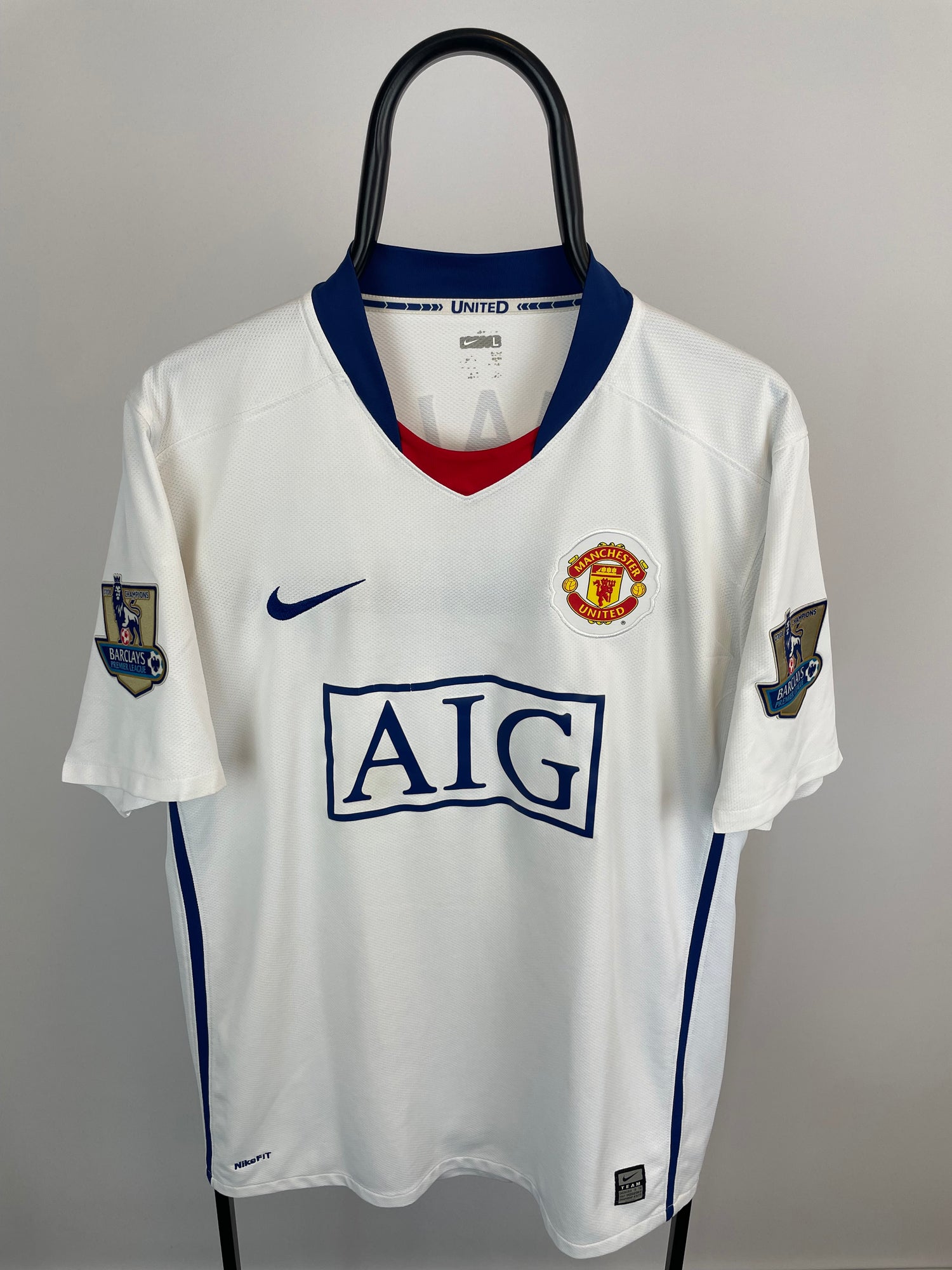 Cristiano Ronaldo Manchester United 08/09 udebanetrøje - L