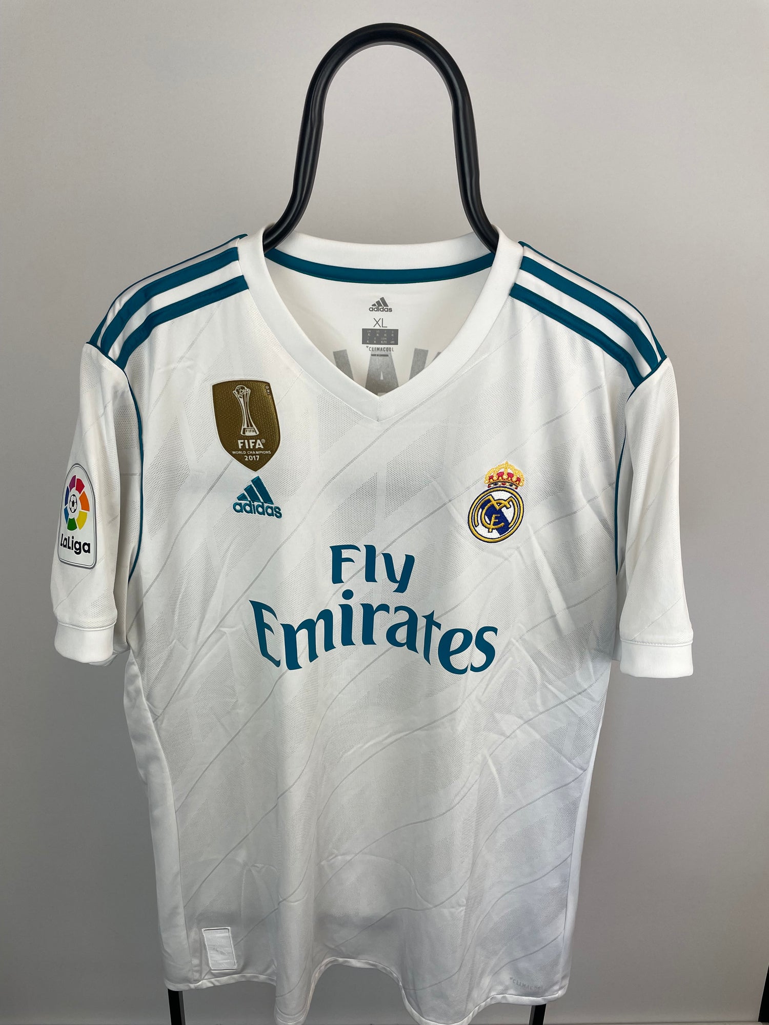 Cristiano Ronaldo Real Madrid 17/18 hjemmebanetrøje - XL