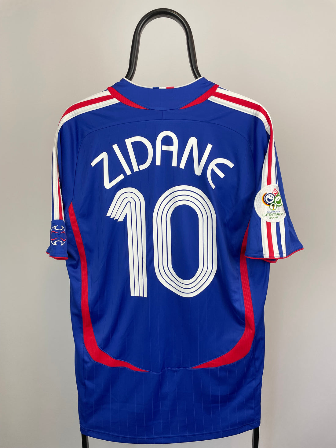 Zinedine Zidane Frankrig 06/08 hjemmebanetrøje - L