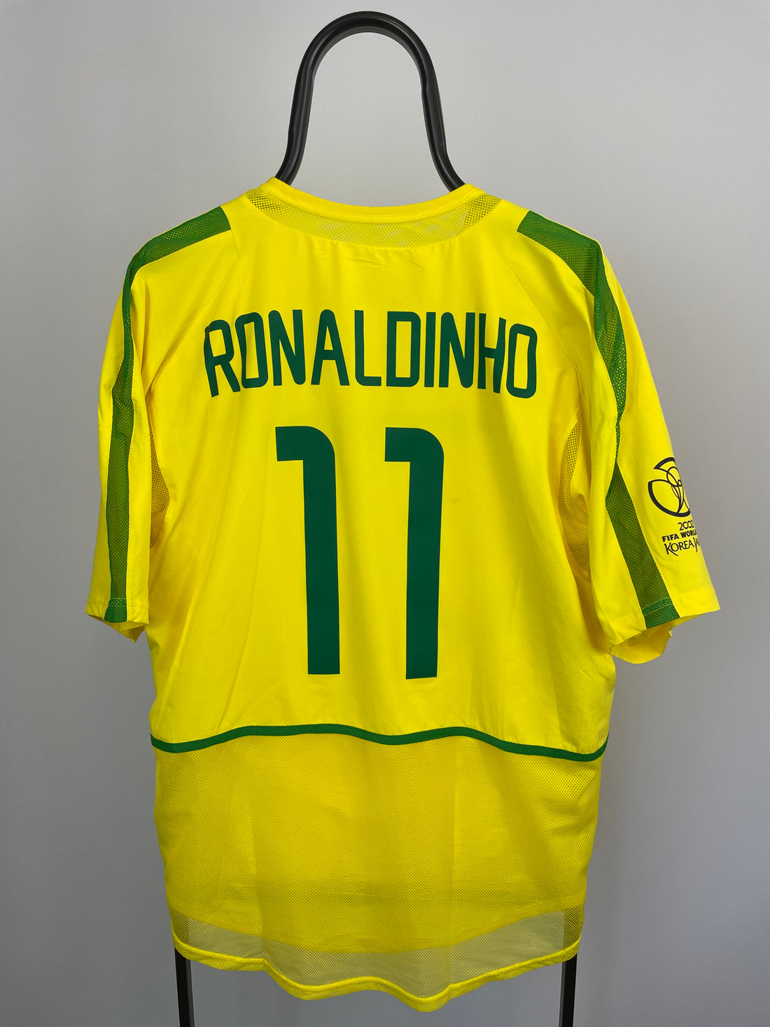 Ronaldinho Brasilien 02/04 hjemmebanetrøje Player Issue - XL