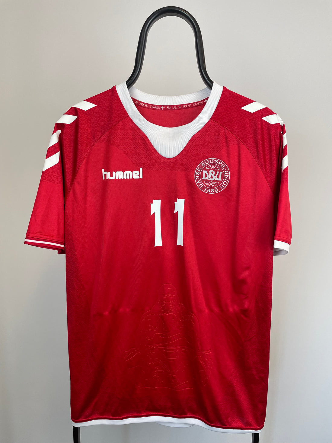 Nicklas Bendtner Danmark 16/17 hjemmebanetrøje - L