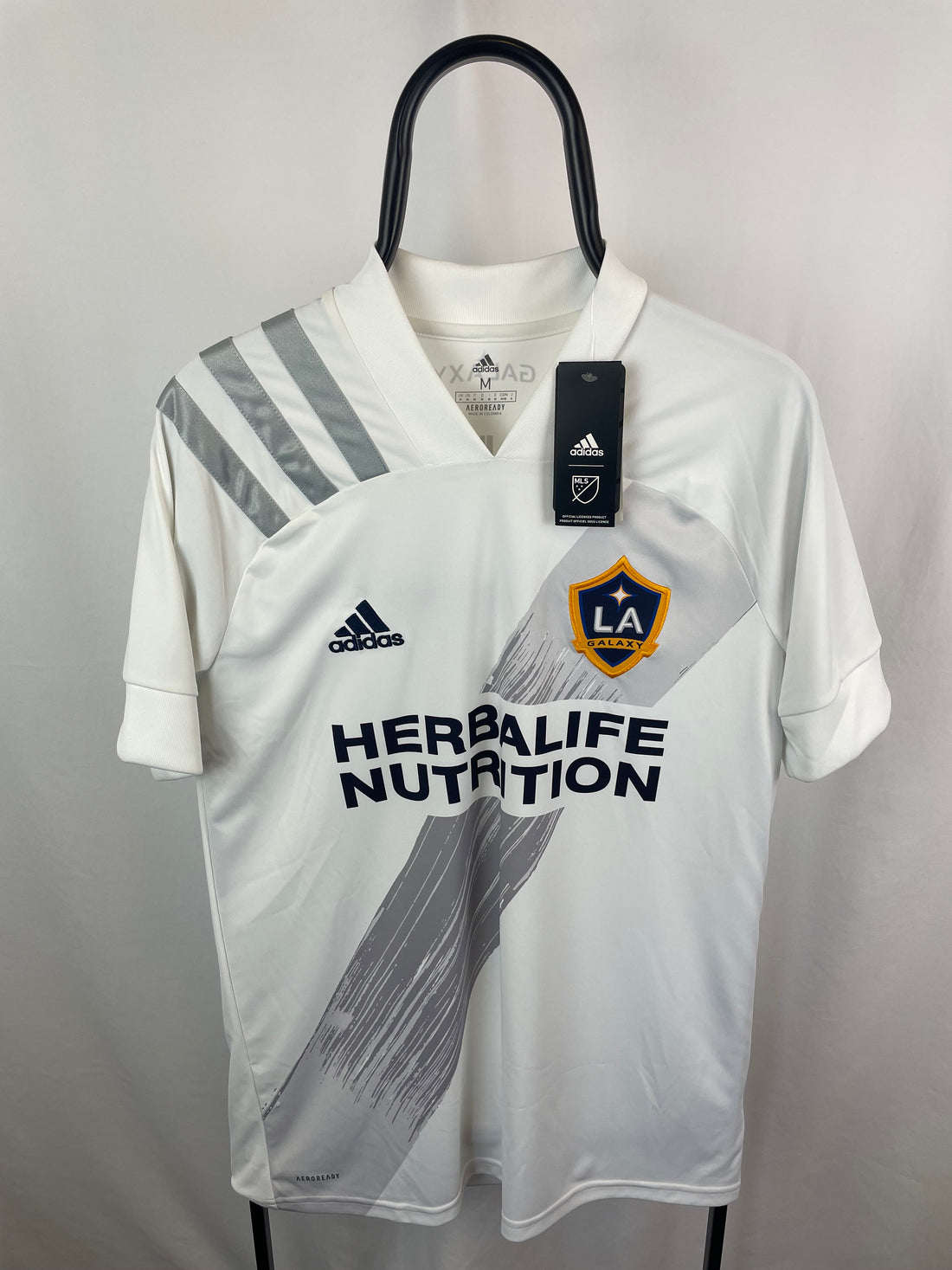 Javier Chicharito LA Galaxy Jersey 20-21 Adult Small White Adidas