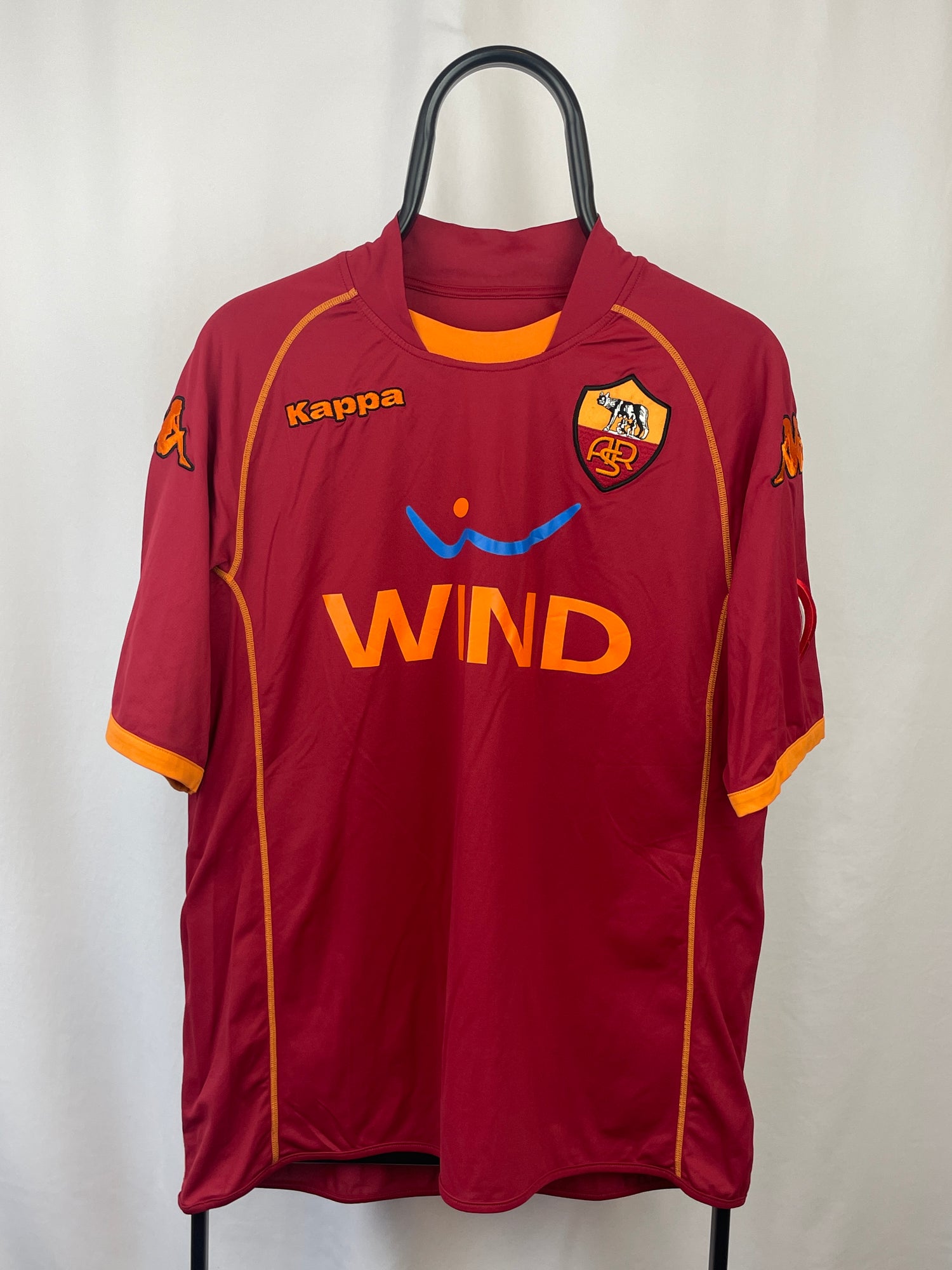 AS Roma 2008-09 Kappa hjemmefodboldtrøje - XXL