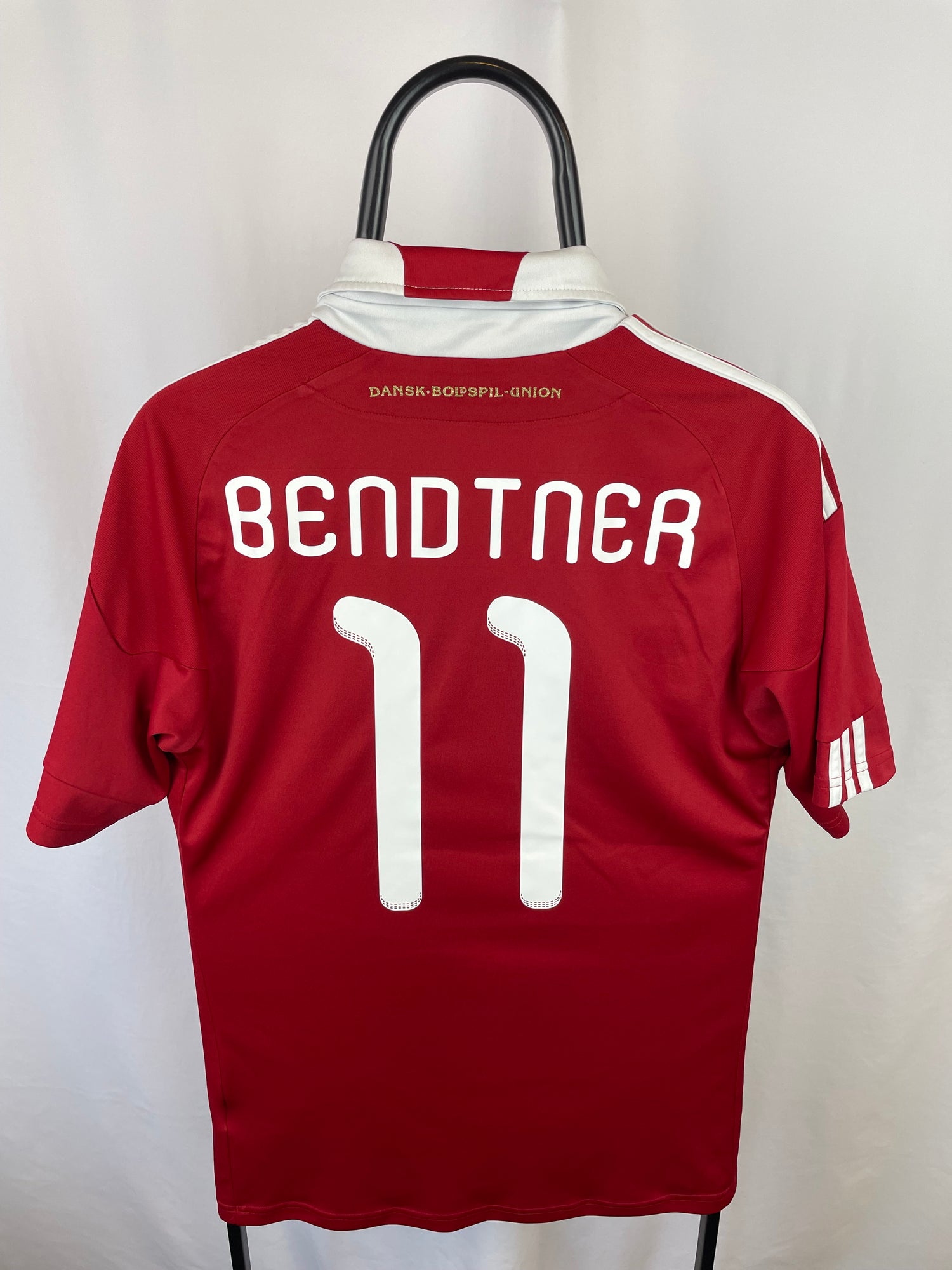 Nicklas Bendtner Danmark 10/12 hjemmebanetrøje - M