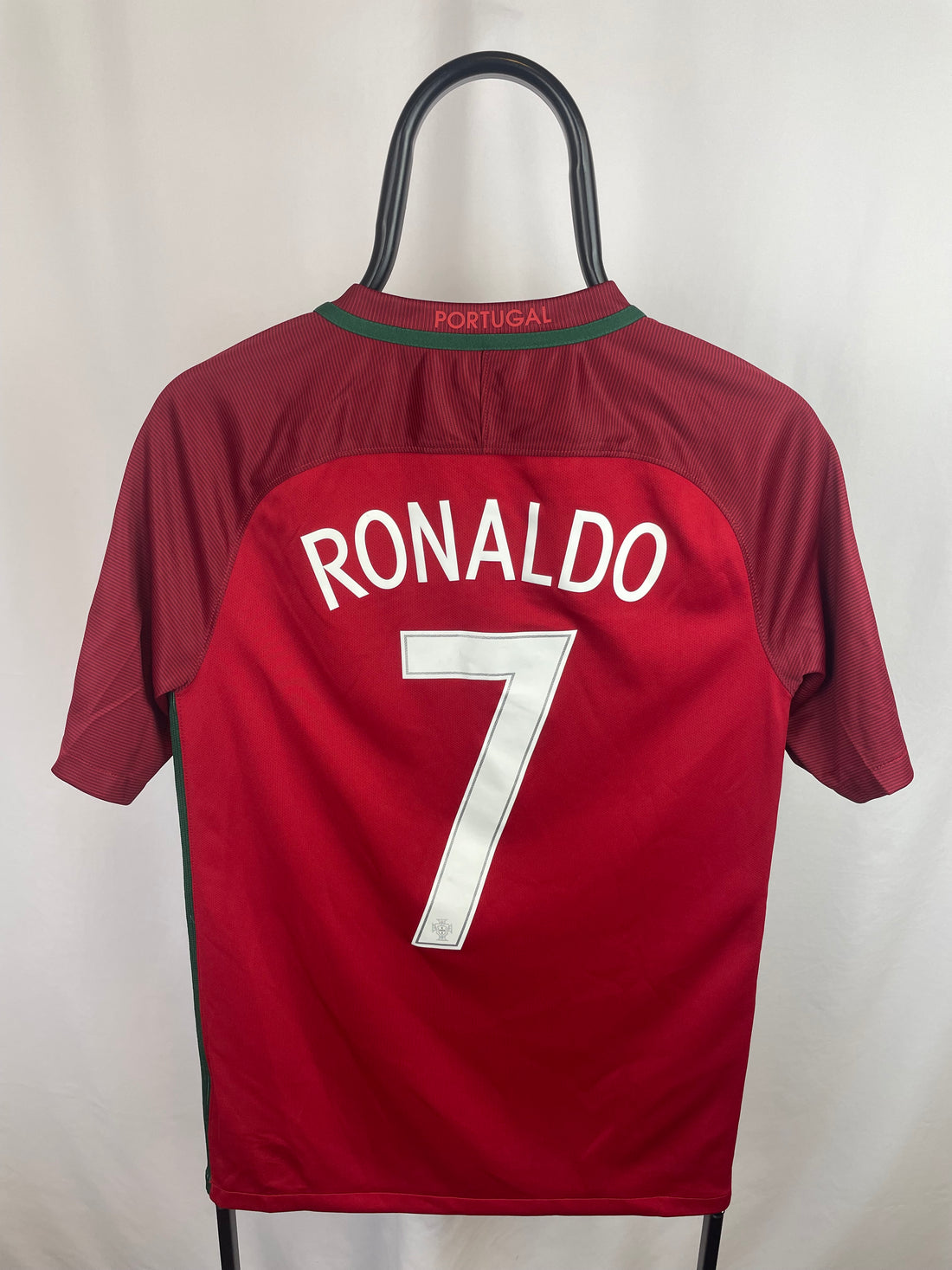 Cristiano Ronaldo Portugal 16/18 hjemmebanetrøje - S