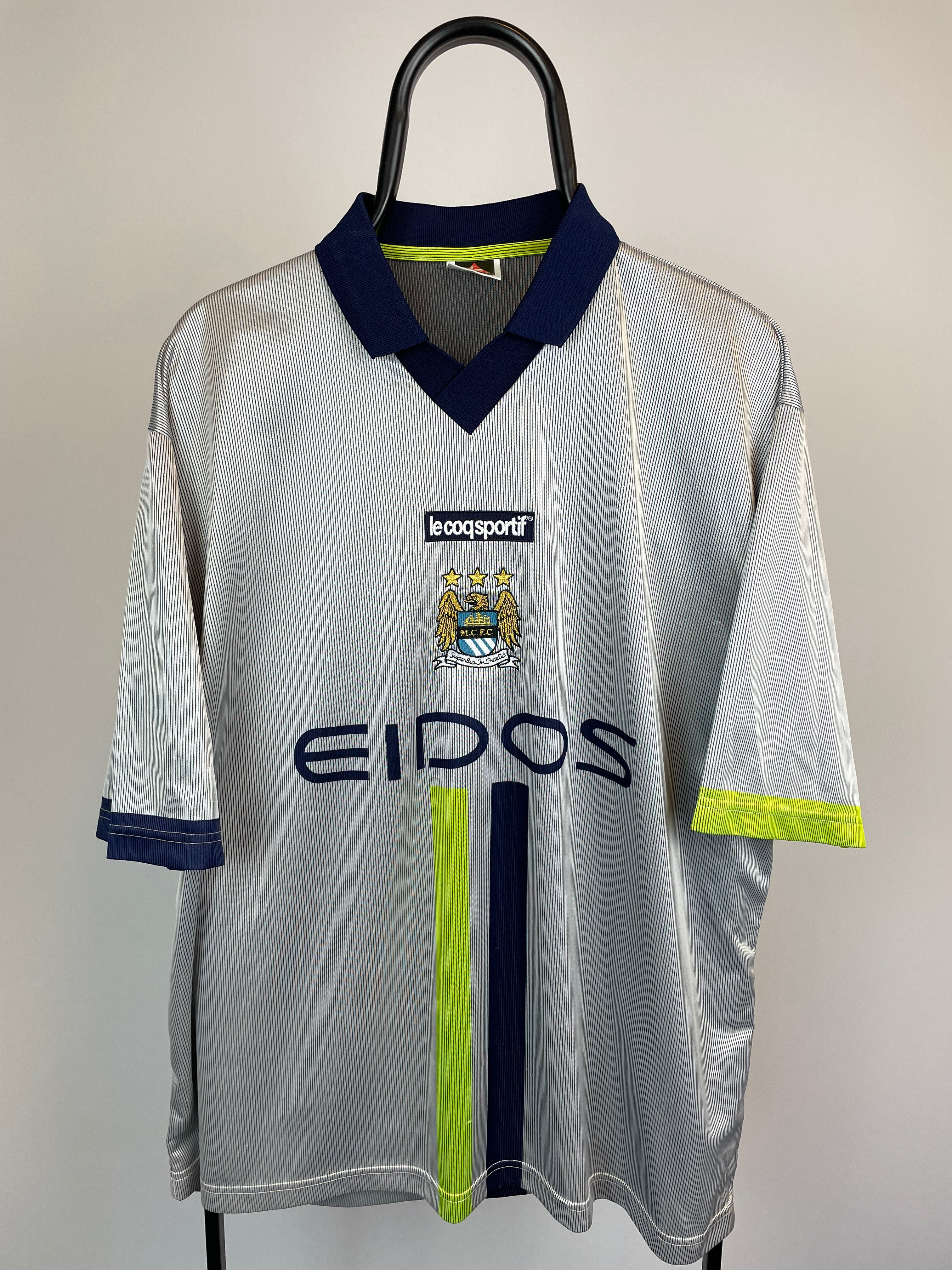 Manchester City 00/02 udebanetrøje - XL