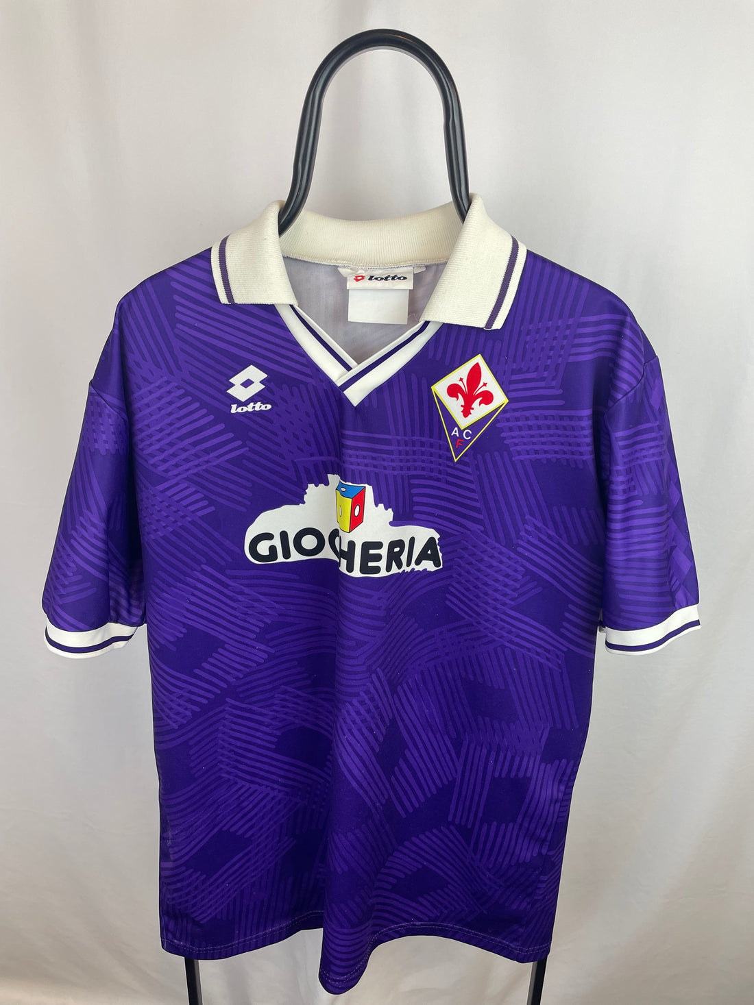 Fiorentina 91/92 hjemmebanetrøje - L