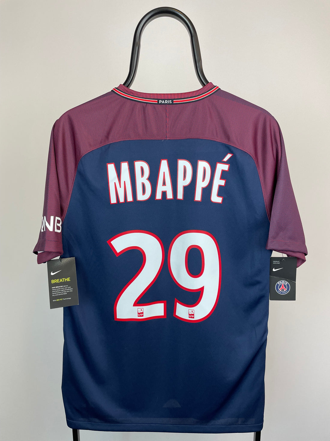 Kylian Mbappe PSG 17/18 hjemmebanetrøje - M