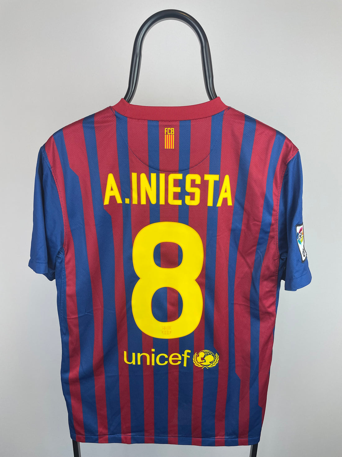 Andres Iniesta FC Barcelona 11/12 hjemmebanetrøje - M