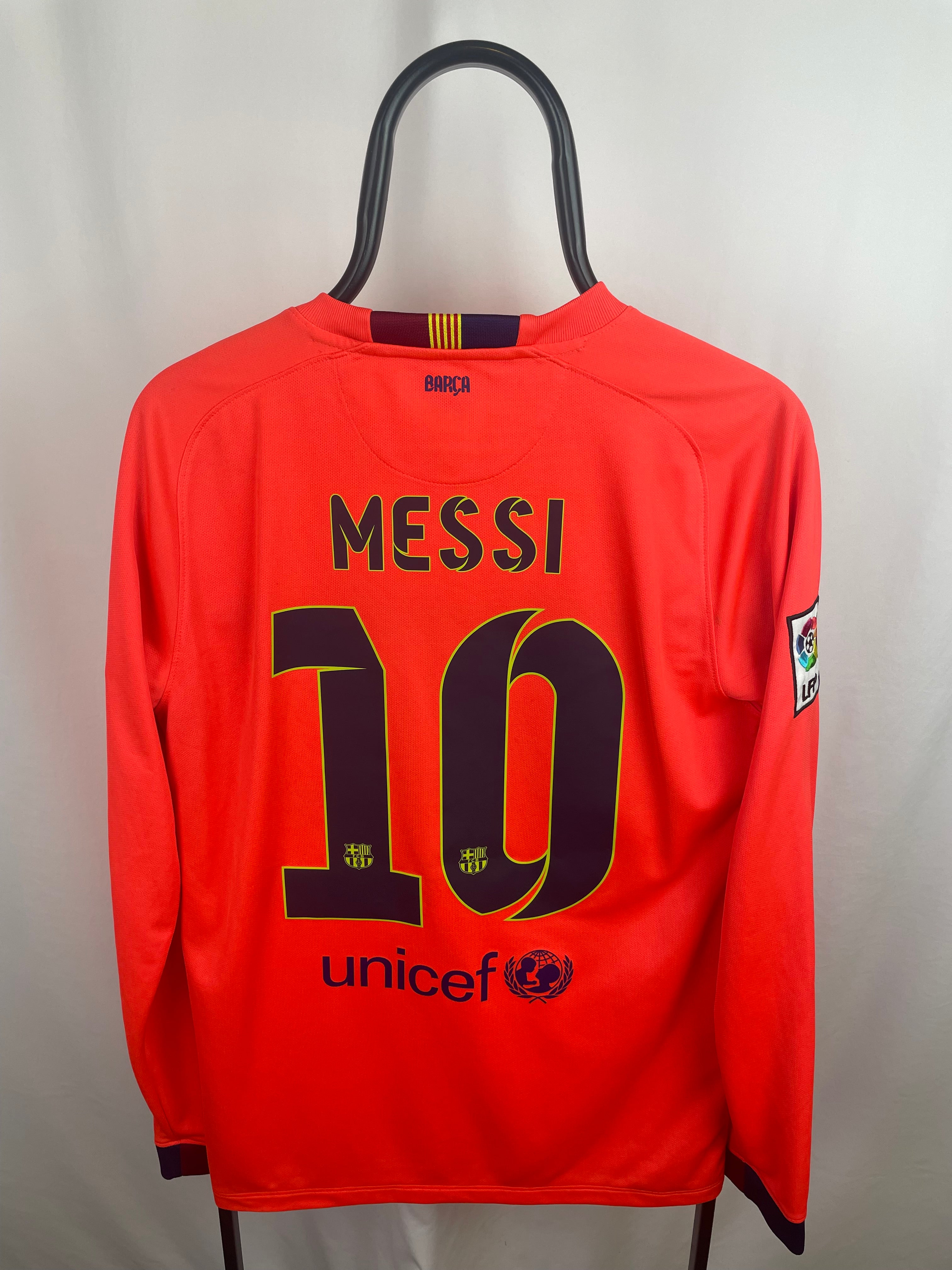 Lionel Messi Barcelona 14/15 langærmet udebanetrøje - M