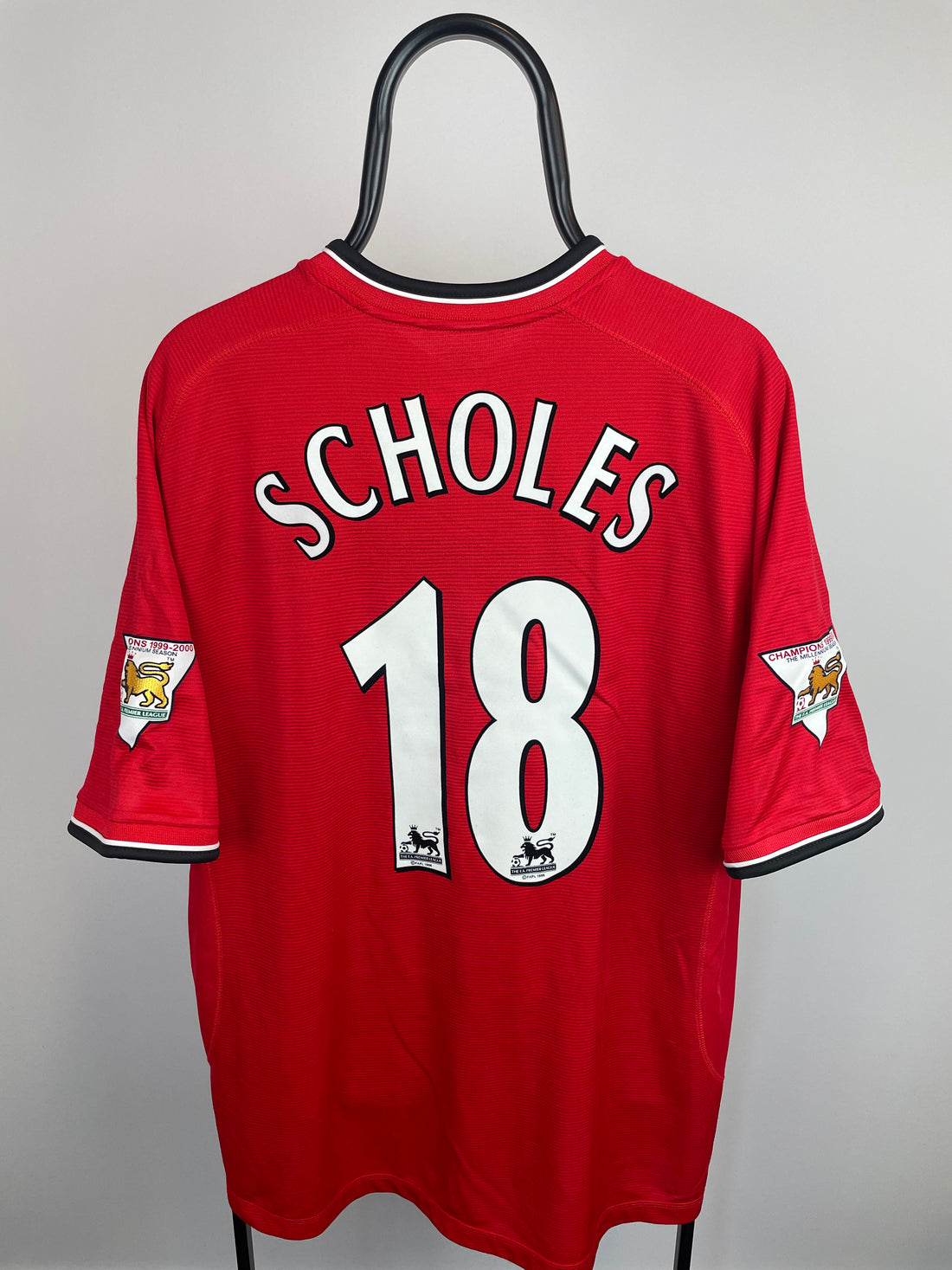 Paul Scholes Manchester United 00/02 hjemmebanetrøje - XXL