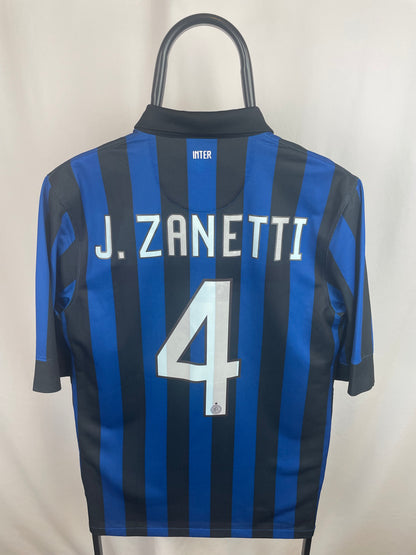 Javier Zanetti Inter Milan 11/12 hjemmebanetrøje - S