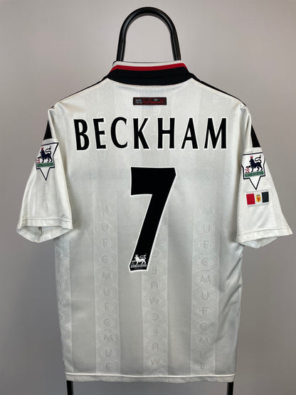 David Beckham Manchester United 97/99 udebanetrøje - M