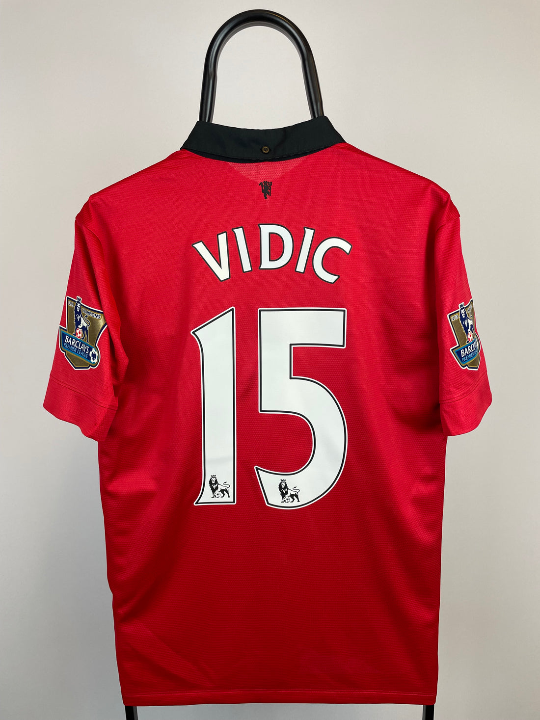 Nemanja Vidic Manchester United 13/14 hjemmebanetrøje - M