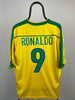 Ronaldo Brasilien 98/00 hjemmebanetrøje - XL