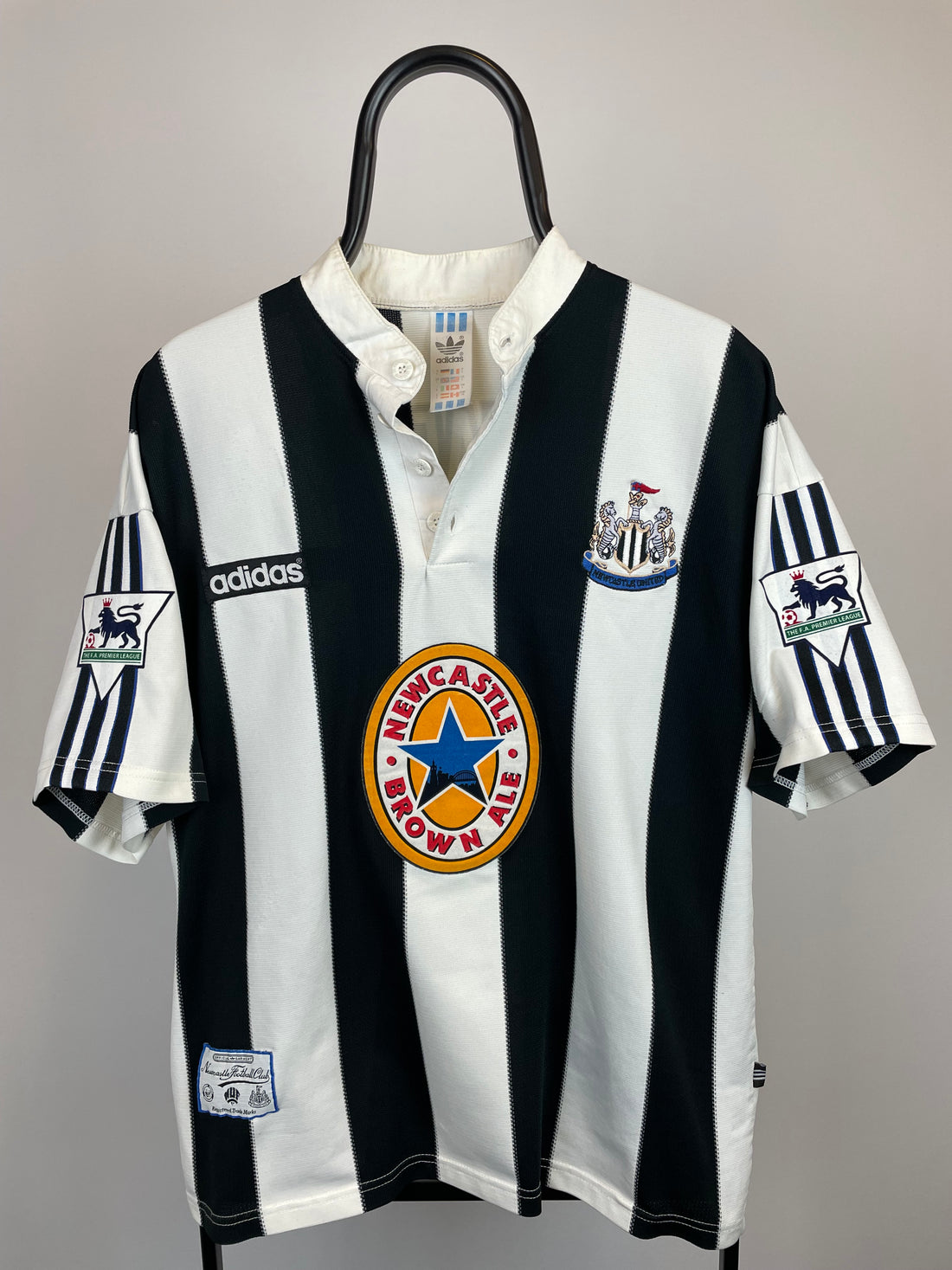 Alan Shearer Newcastle United 95/97 hjemmebanetrøje - L