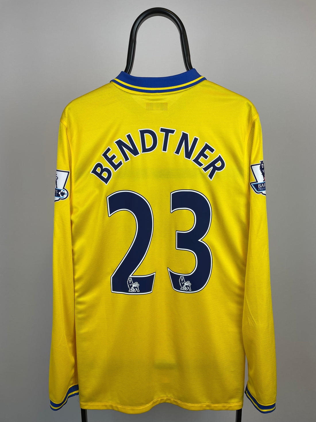 Nicklas Bendtner Arsenal 13/14 udebanetrøje MATCHWORN PREMIER LEAGUE - XL