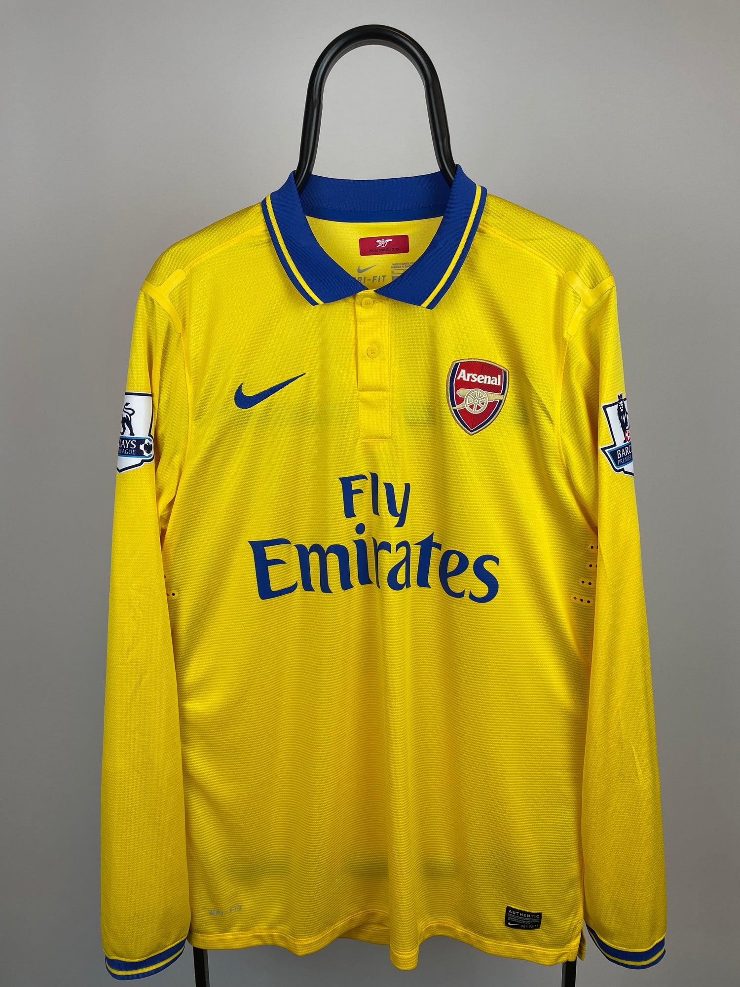 Nicklas Bendtner Arsenal 13/14 udebanetrøje MATCHWORN PREMIER LEAGUE - XL