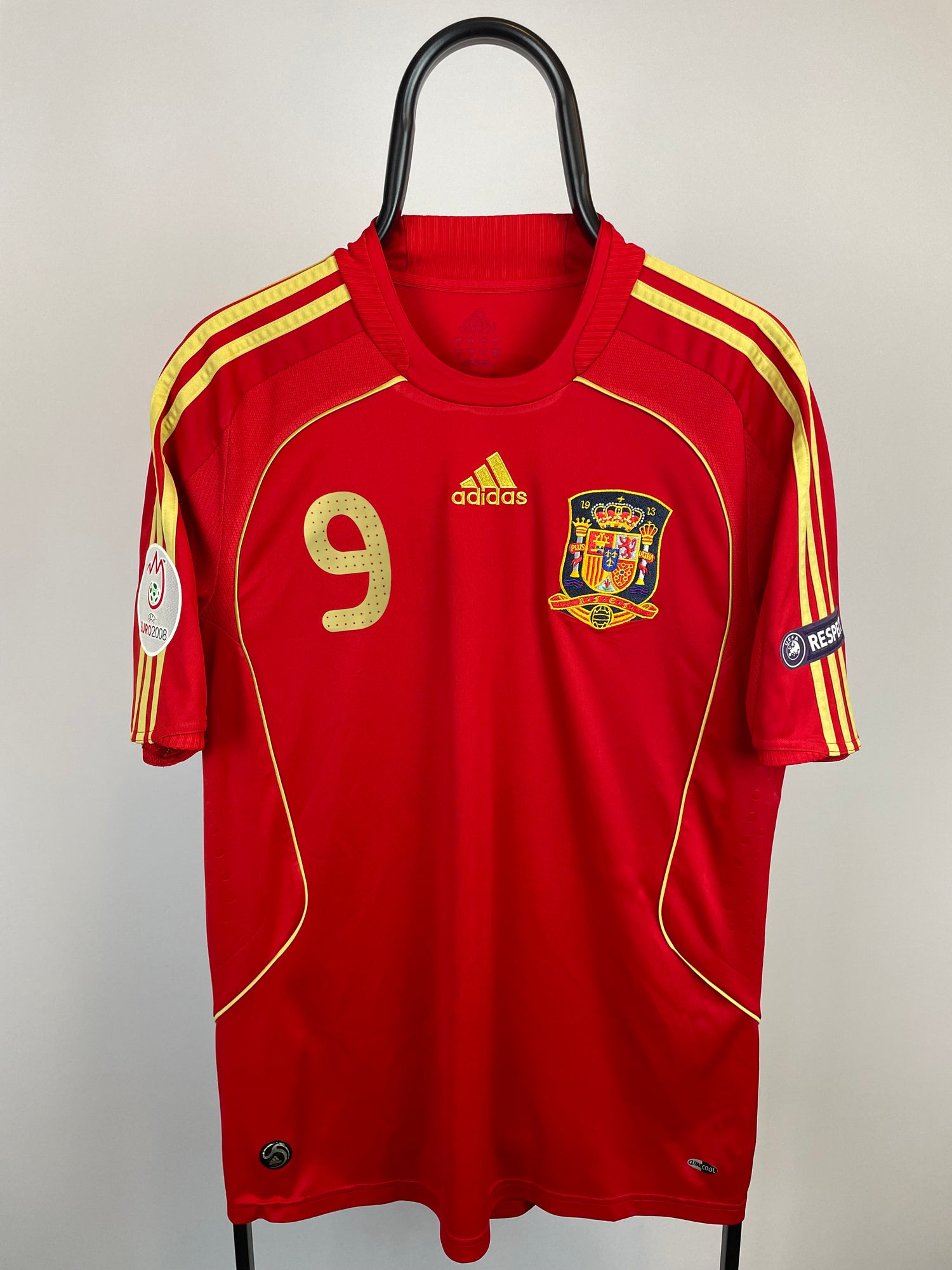 Fernando Torres Spanien 08/10 hjemmebanetrøje - M