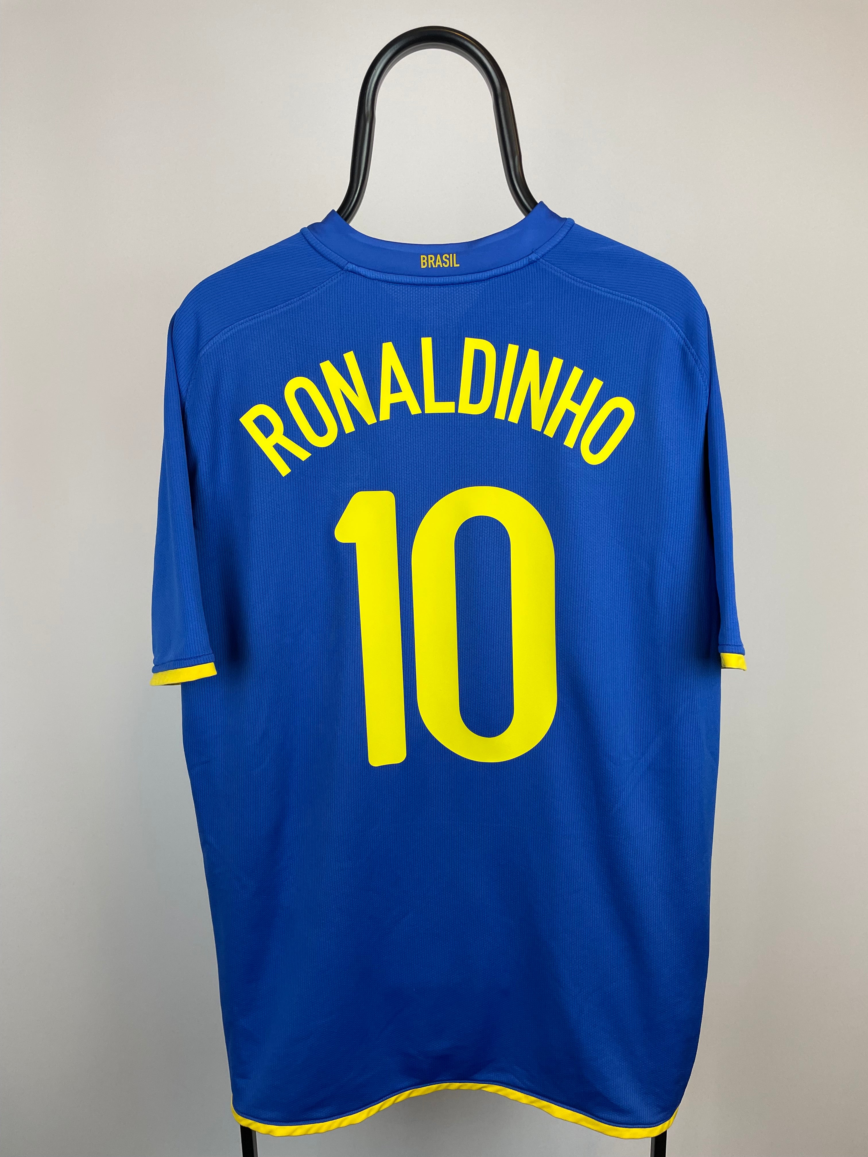 Ronaldinho Brasilien 08/10 udebanetrøje - XL