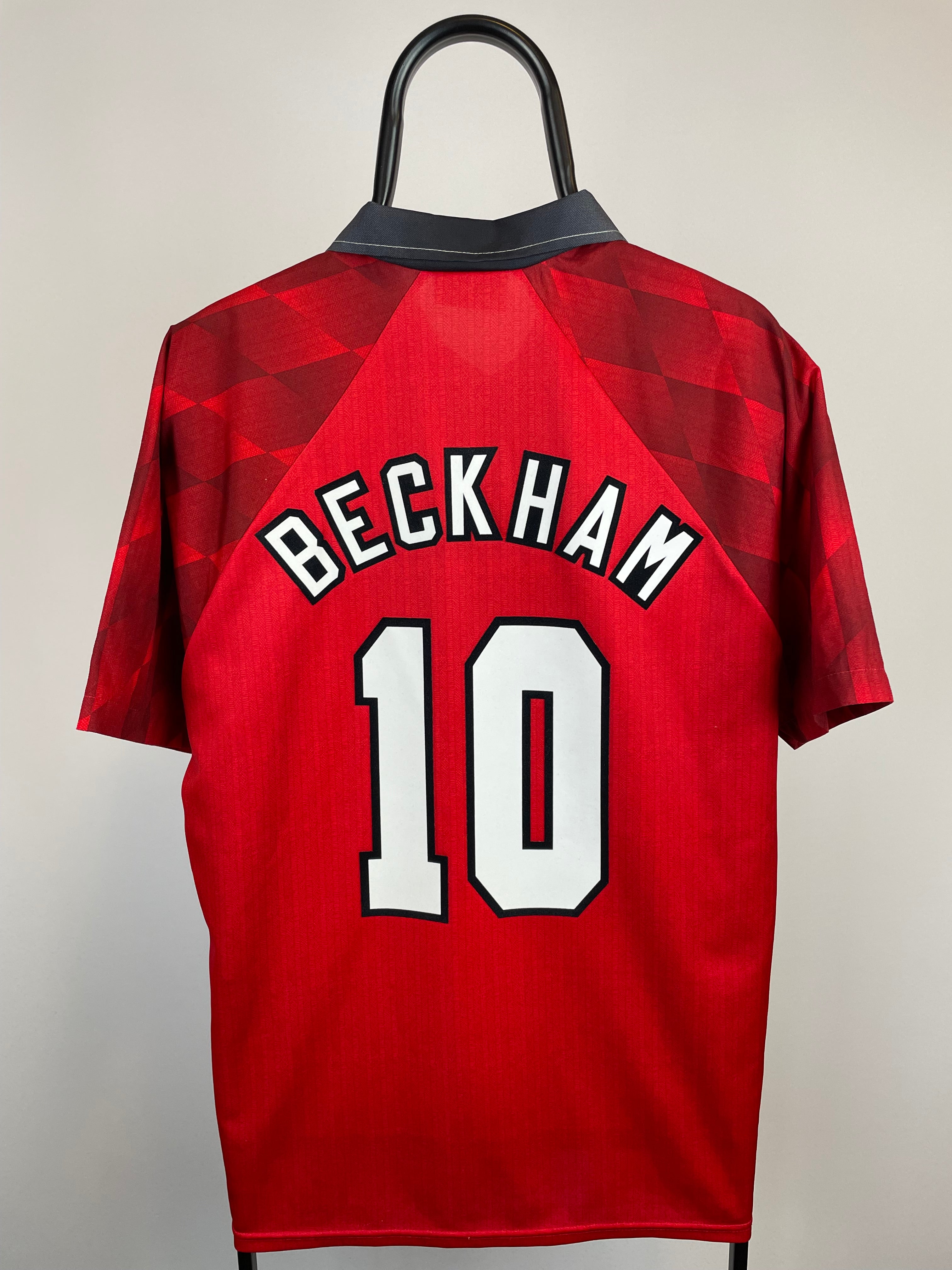 David Beckham Manchester United 96/97 hjemmebanetrøje - L