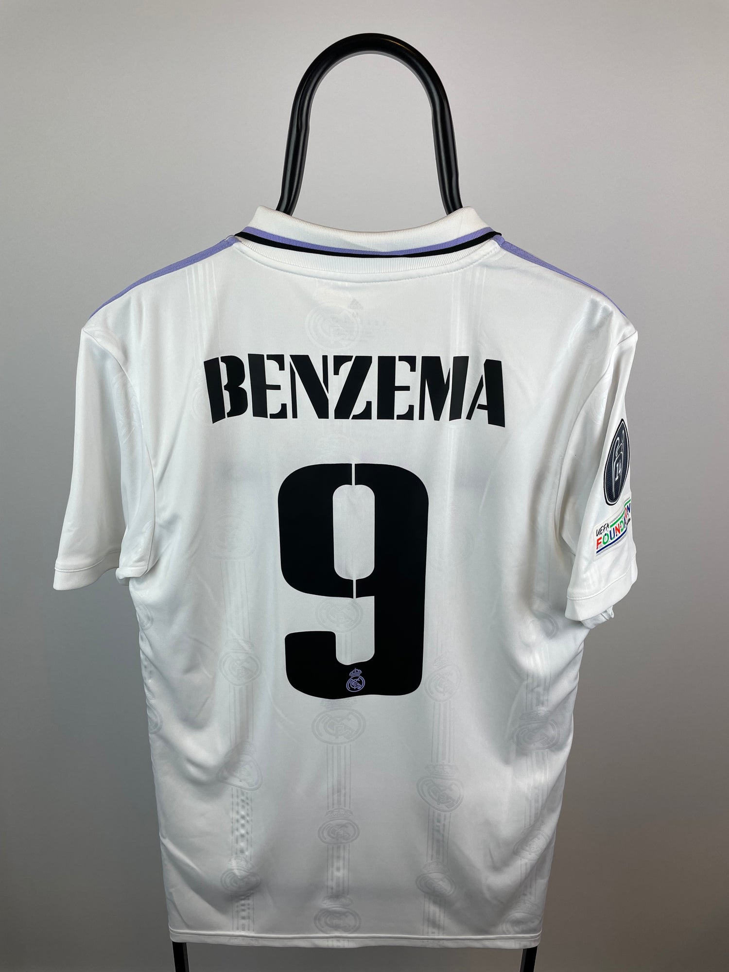 Karim Benzema Real Madrid 22/23 hjemmebanetrøje - M