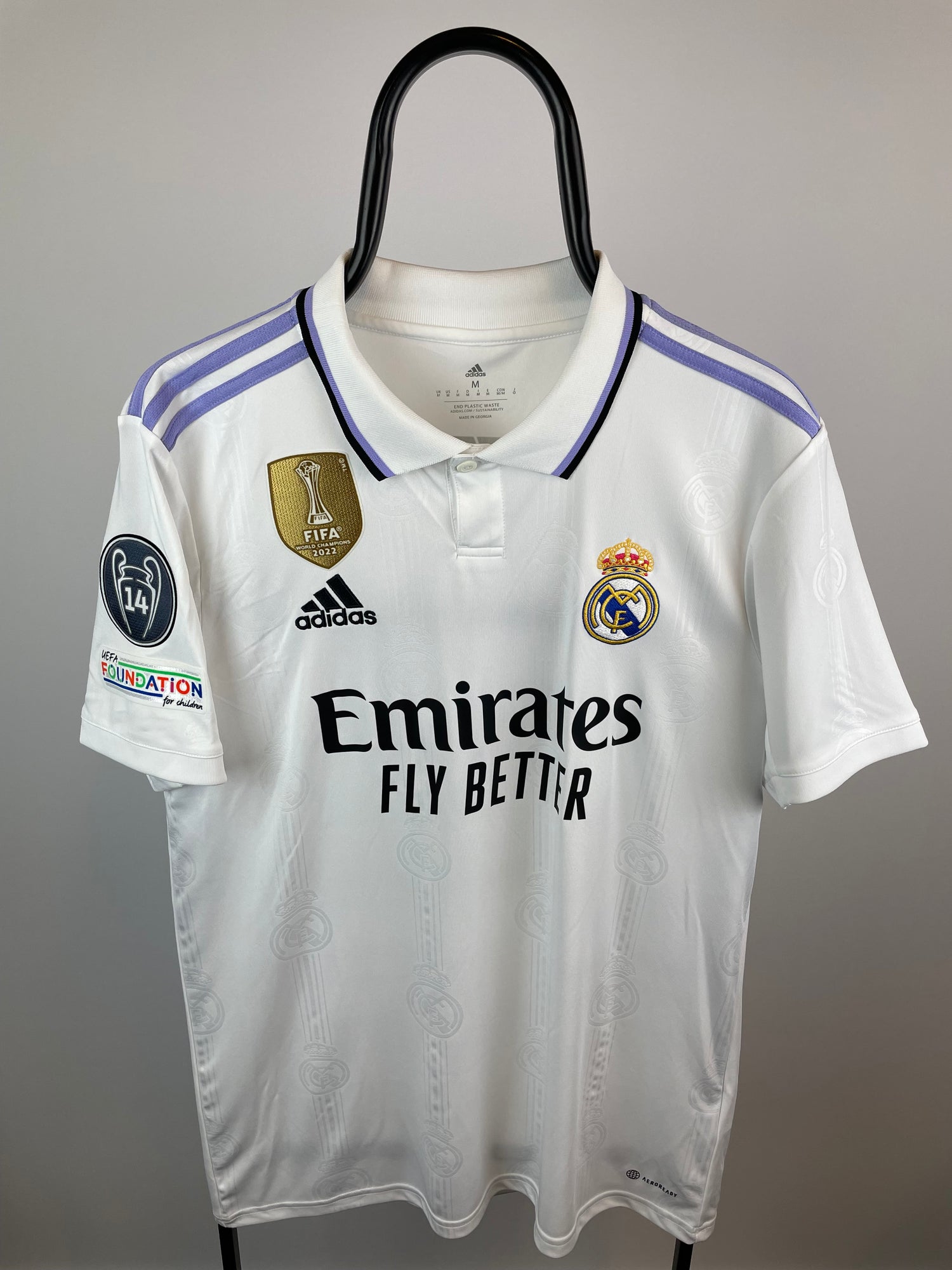 Karim Benzema Real Madrid 22/23 hjemmebanetrøje - M