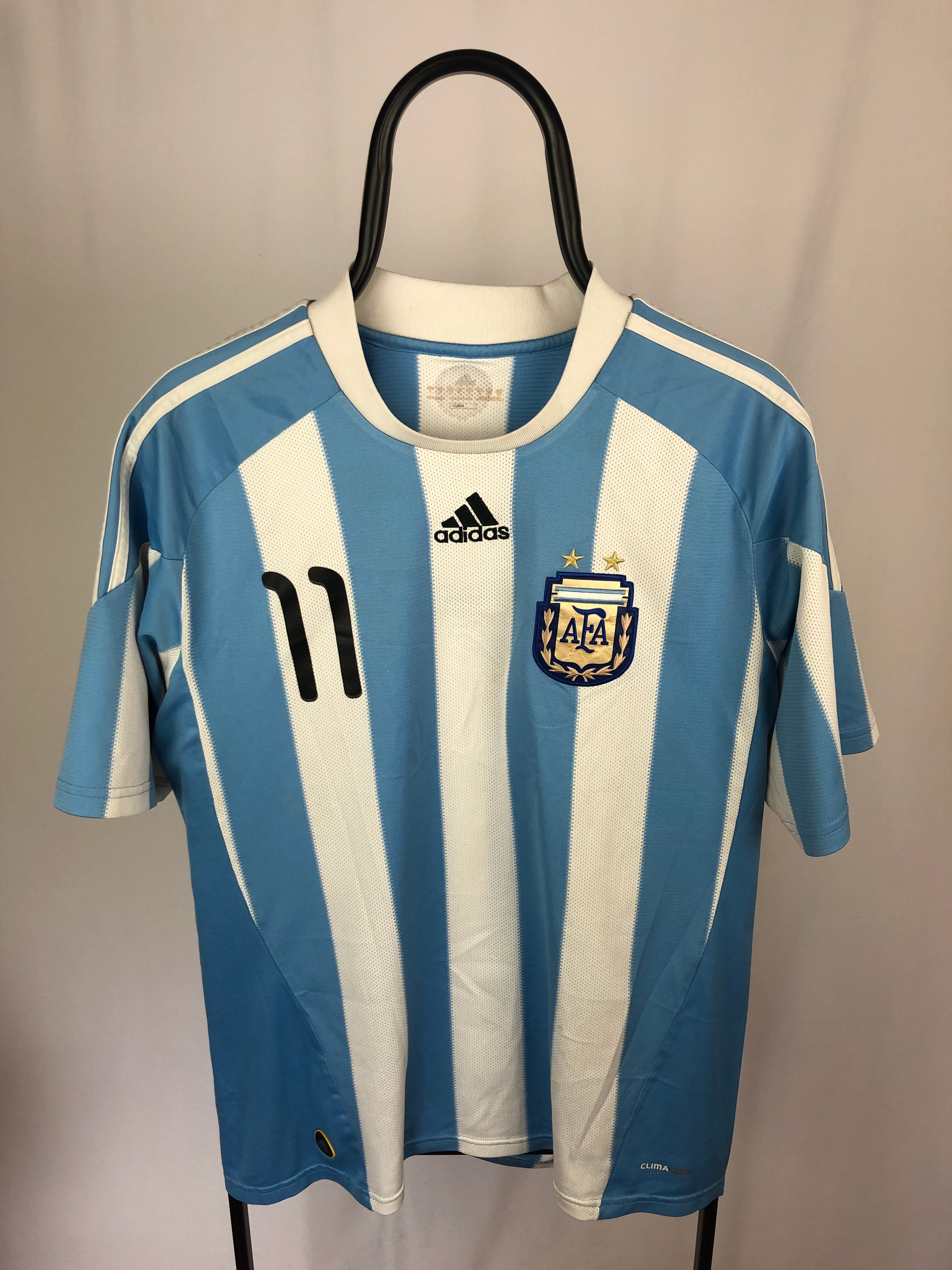 Carlos Tevez Argentina 10/11 Home Shirt - L