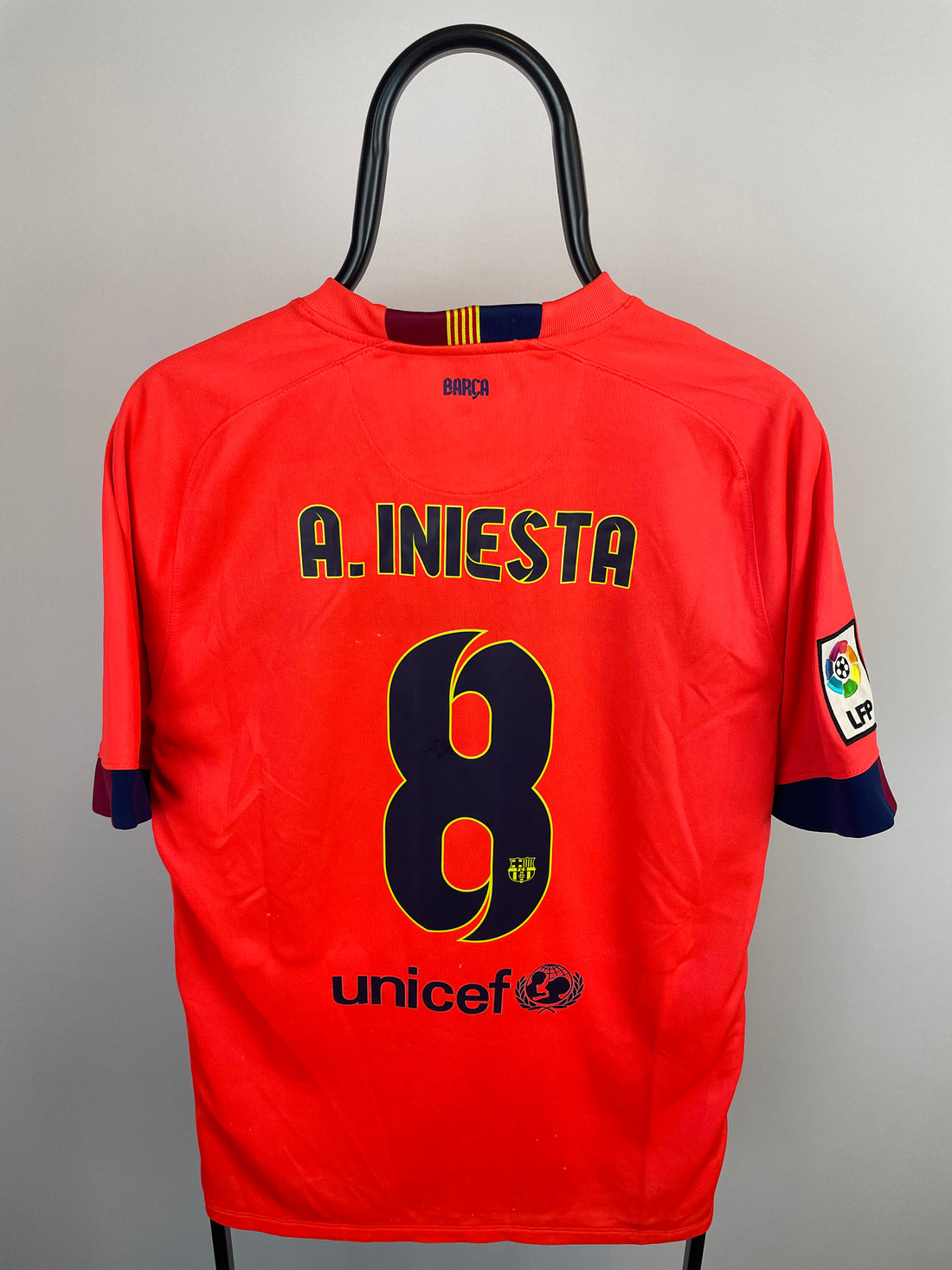 Andres Iniesta Barcelona 14/15 udebanetrøje - L