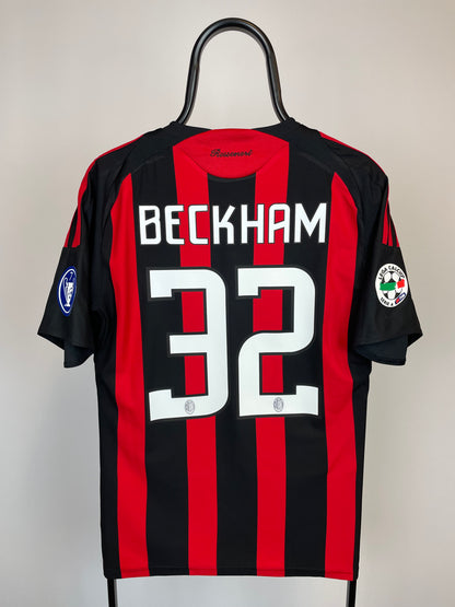 David Beckham AC Milan 08/09 hjemmebanetrøje - M