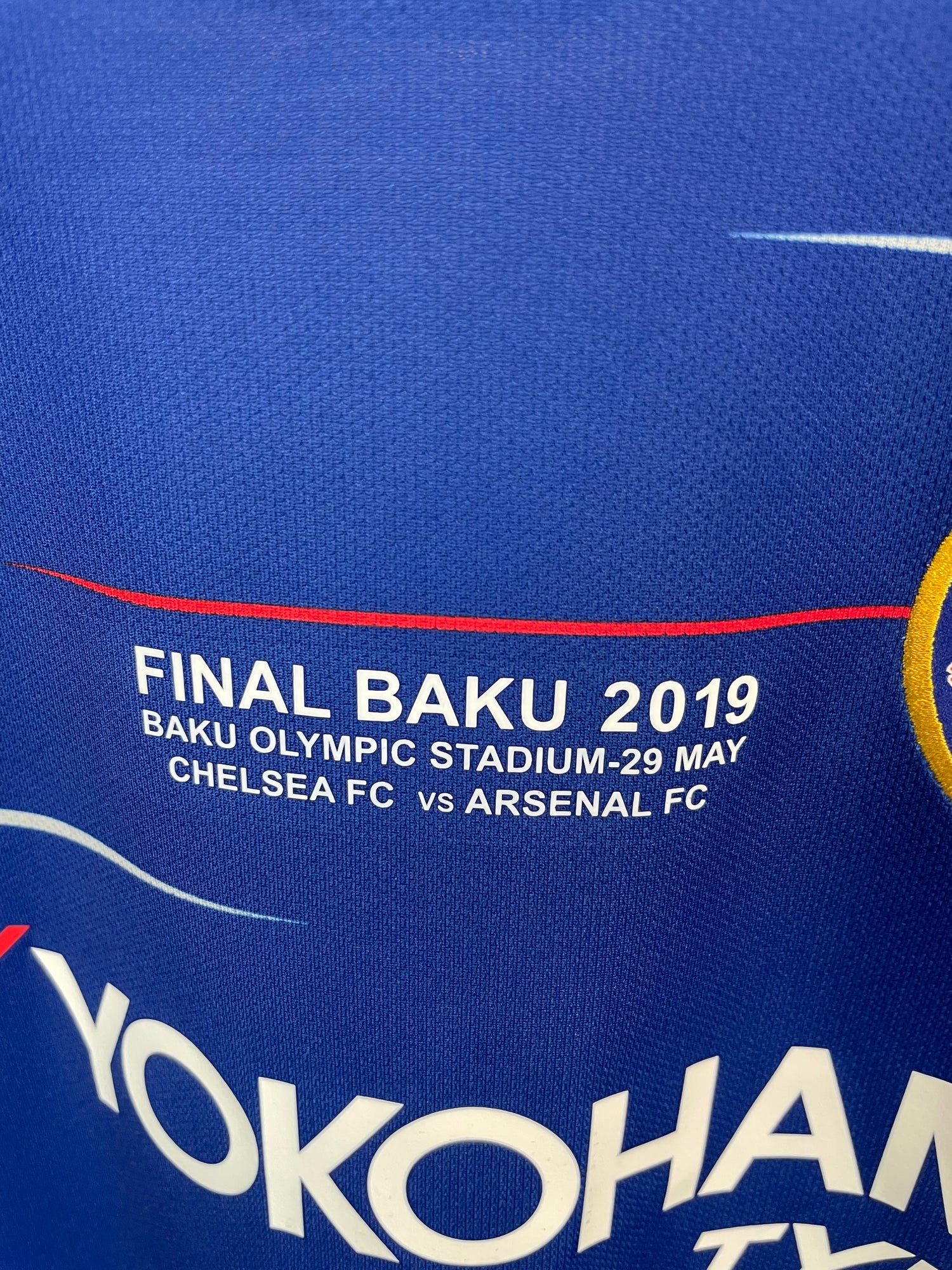 Eden Hazard Chelsea 18/19 FINALETRYK hjemmebanetrøje - L