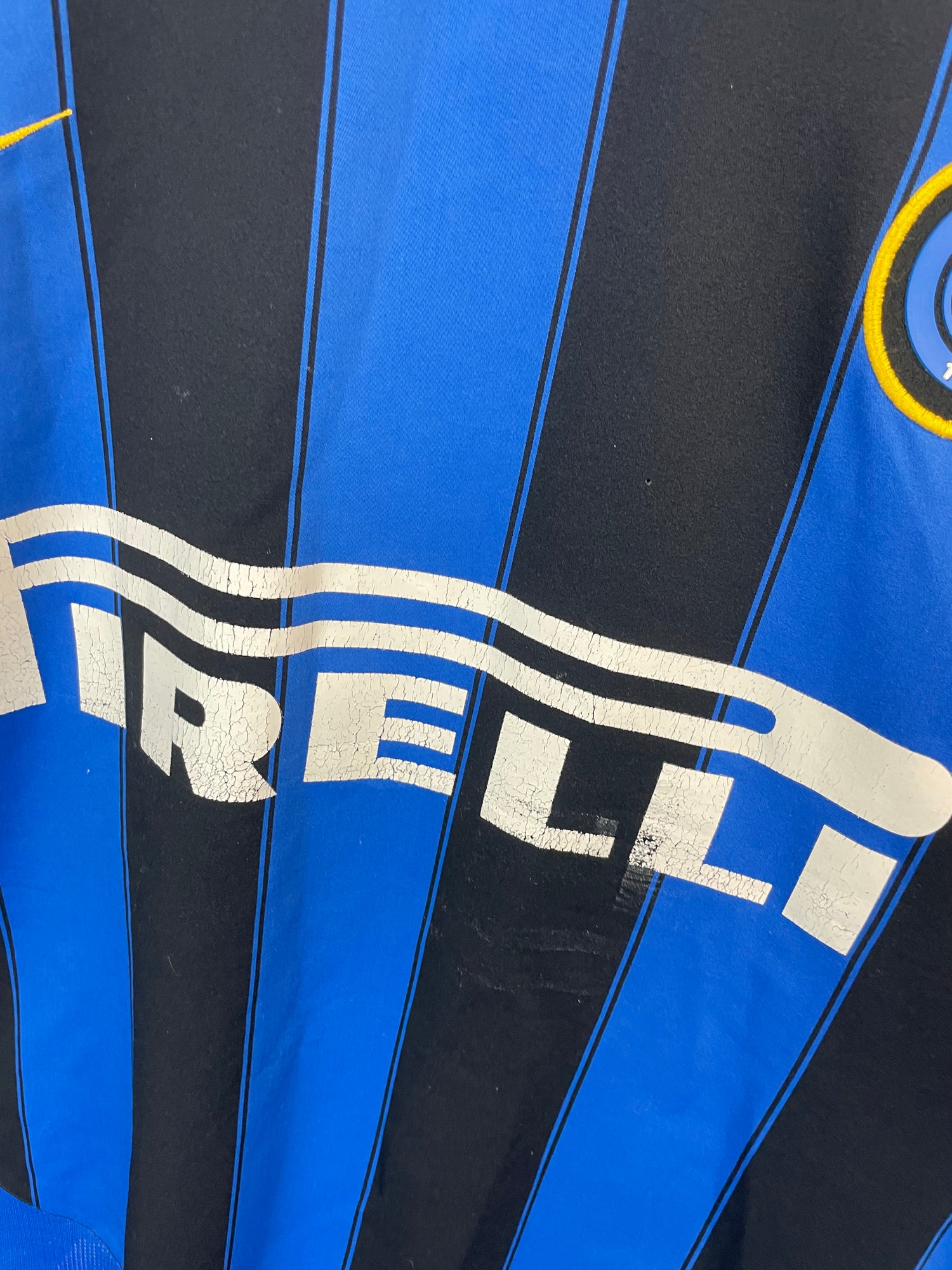Adriano Inter Milan 03/04 hjemmebanetrøje - M
