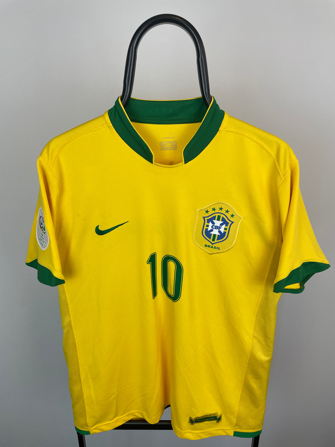 Ronaldinho Brasilien 06/08 hjemmebanetrøje - M