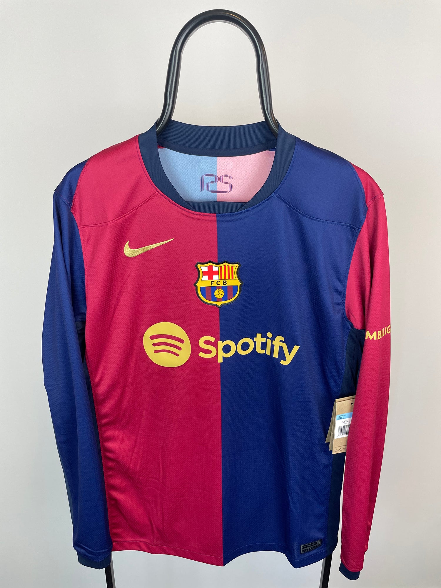 Lamine Yamal FC Barcelona 24/25 langærmet hjemmebanetrøje - M