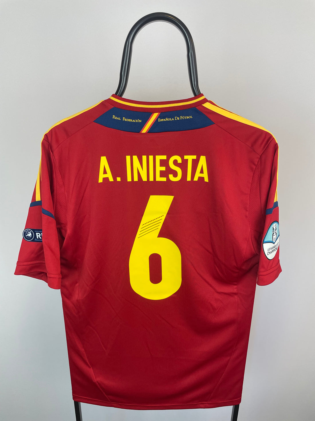 Andres Iniesta Spanien 11/12 hjemmebanetrøje - M