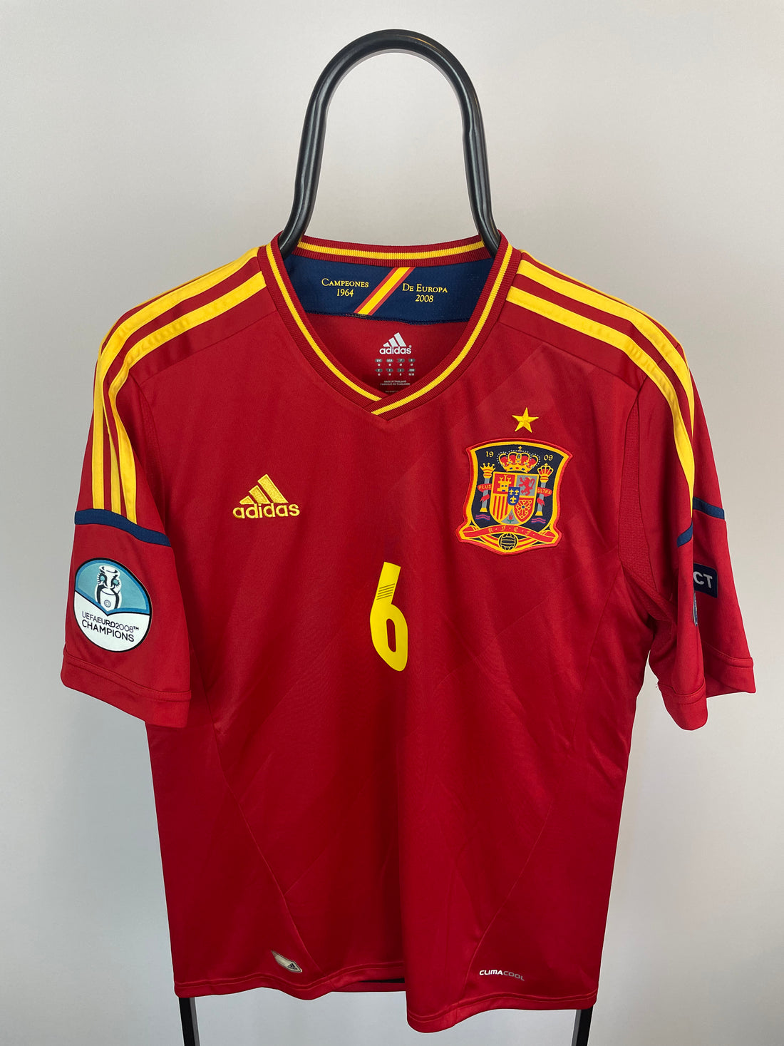 Andres Iniesta Spanien 11/12 hjemmebanetrøje - M