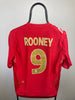 Rooney England 07/08 udebanetrøje - L