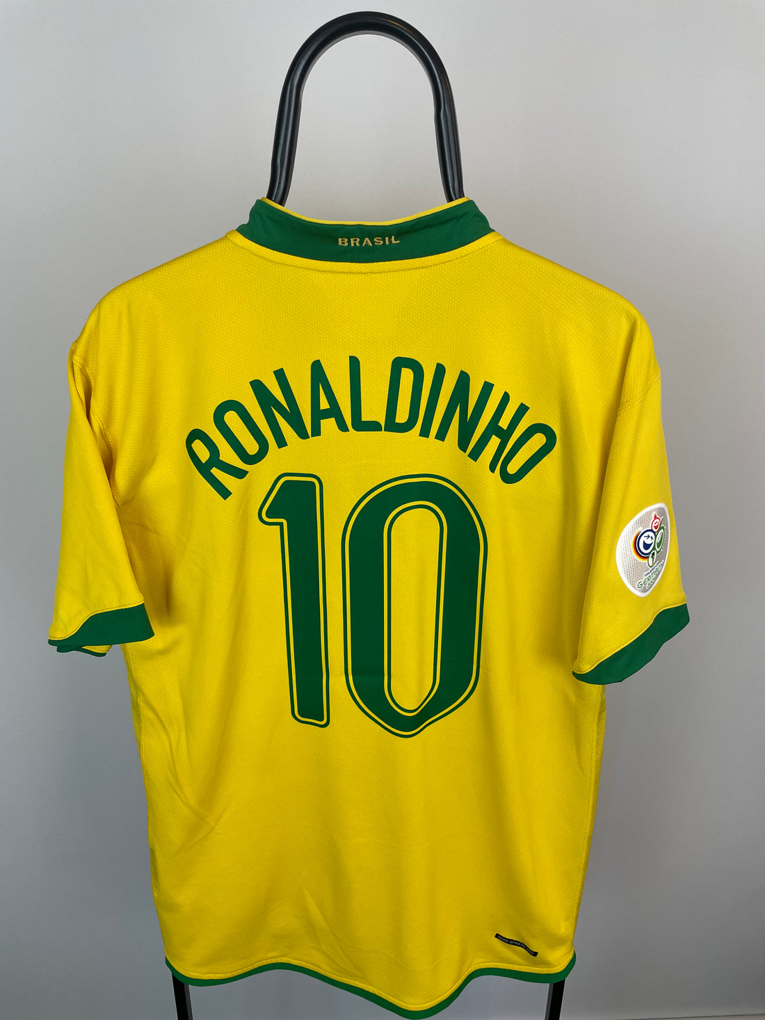 Ronaldinho Brasilien 06/08 hjemmebanetrøje - L
