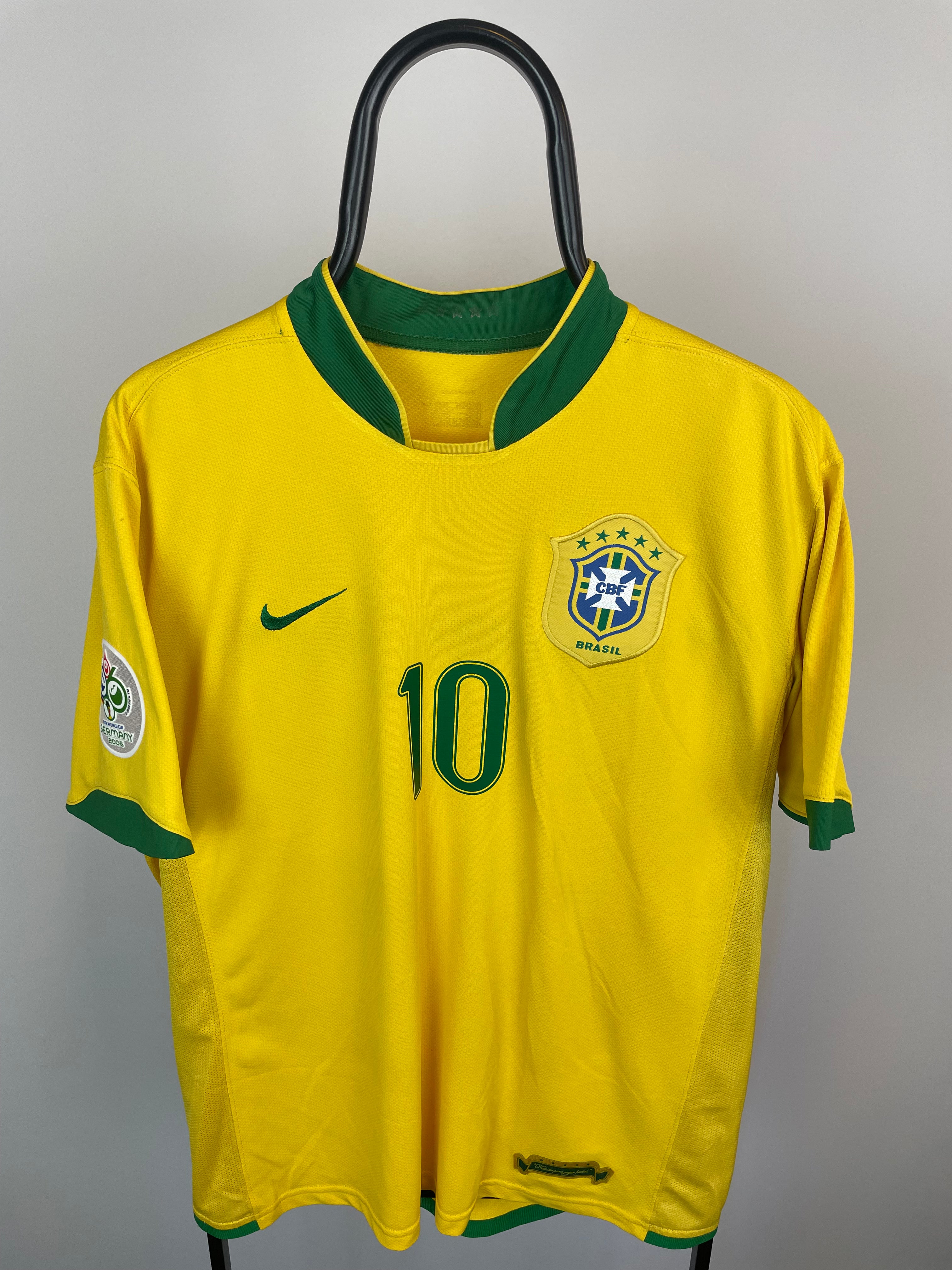 Ronaldinho Brasilien 06/08 hjemmebanetrøje - L