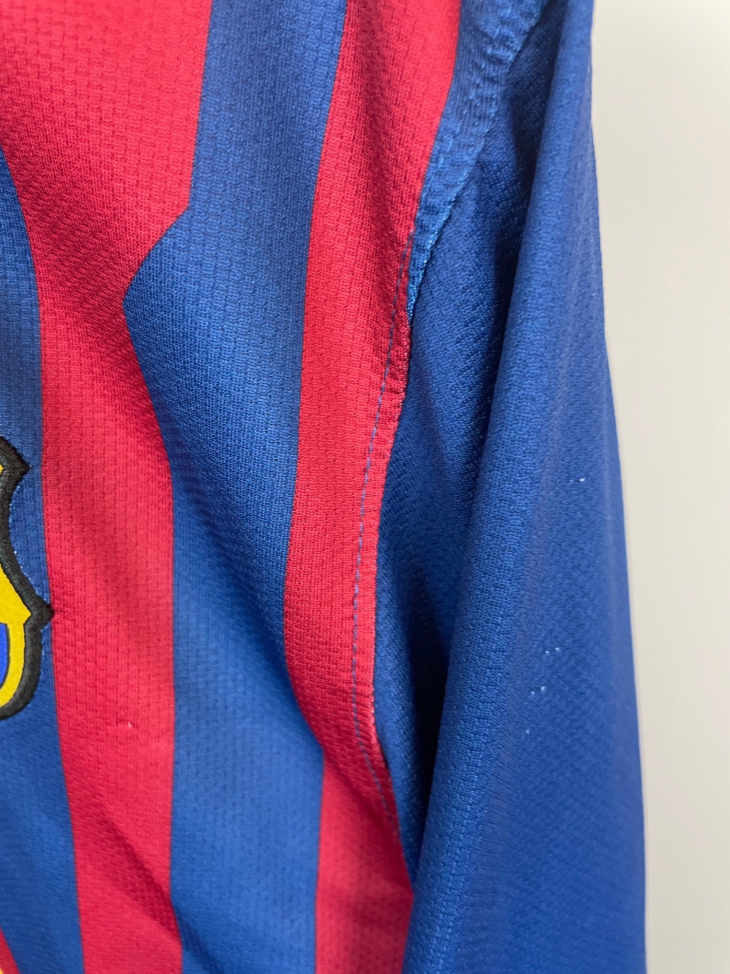 Lionel Messi FC Barcelona 11/12 langærmet hjemmebanetrøje - L